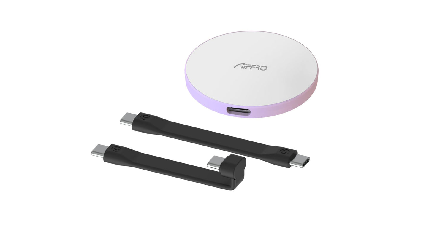 Aiffro P10 Plus Magnetic to USB Portable Solid State Drive, Lightning Cable, MagSafe Compatible, Up to 2000MB/S