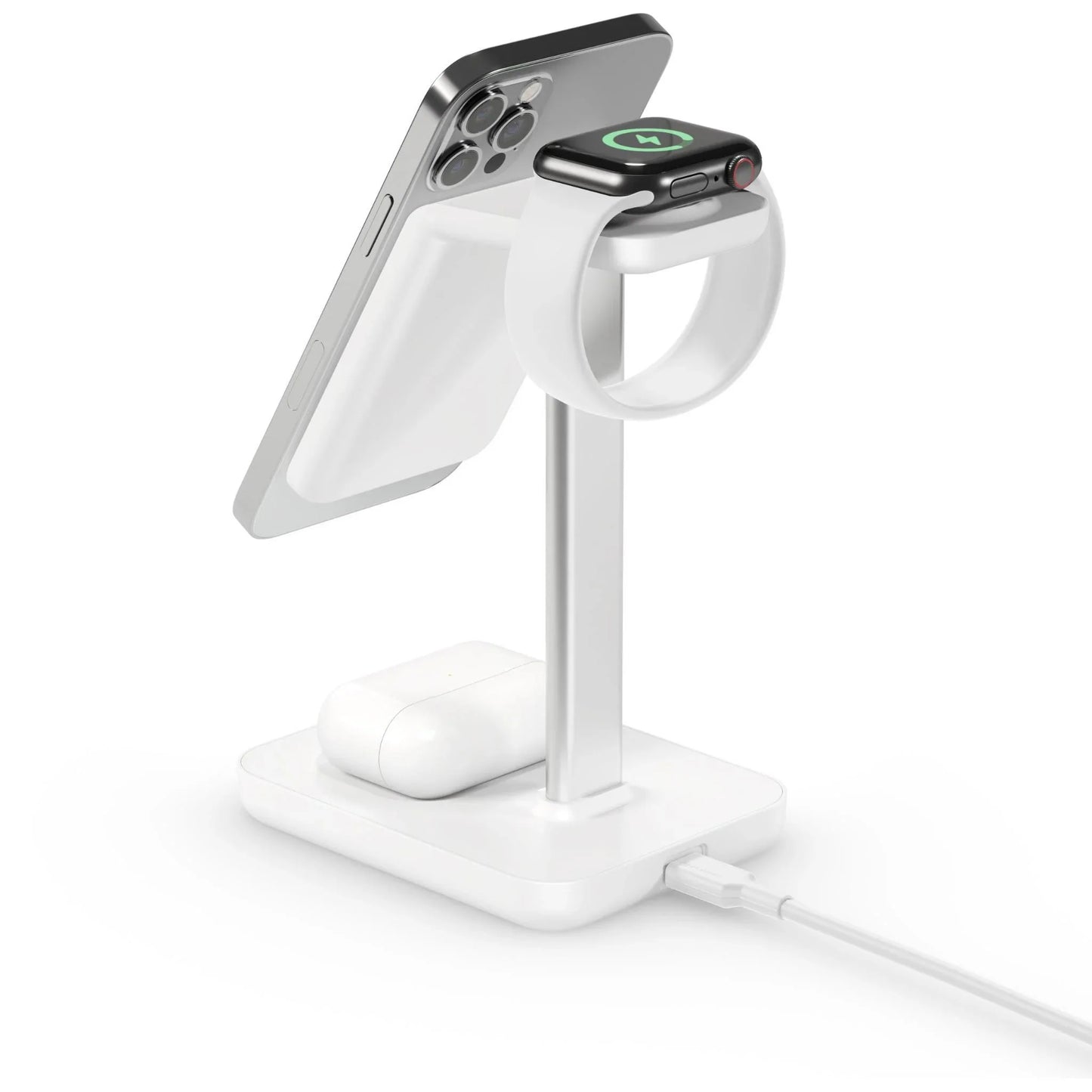 Jour-ney MagSafe Compatible 3-in-1 Wireless Charging Stand with Wall Charger