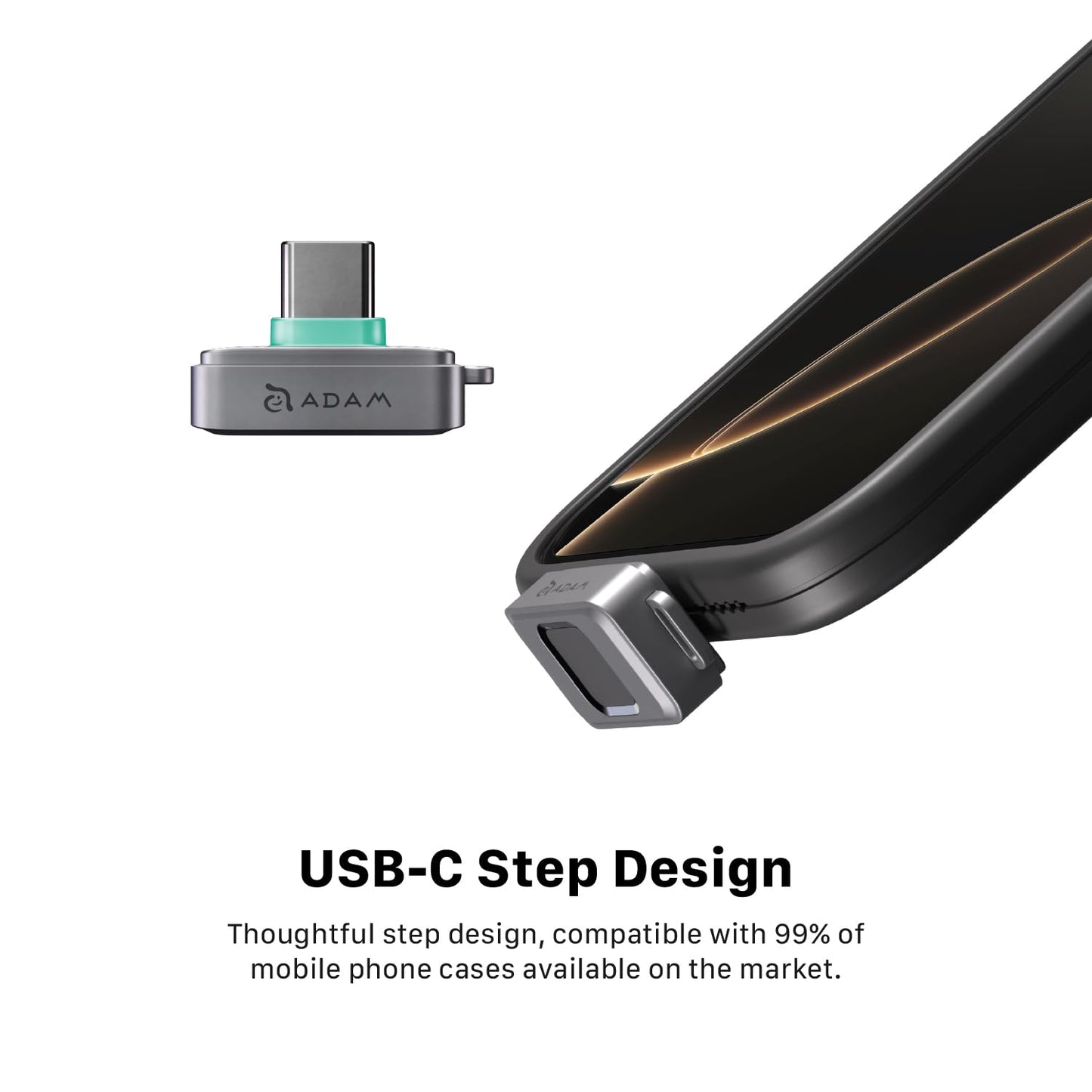 ADAM SSD Flash Drive-Nano Touch Fingerprint SSD 256GB for iPhone & Andriod