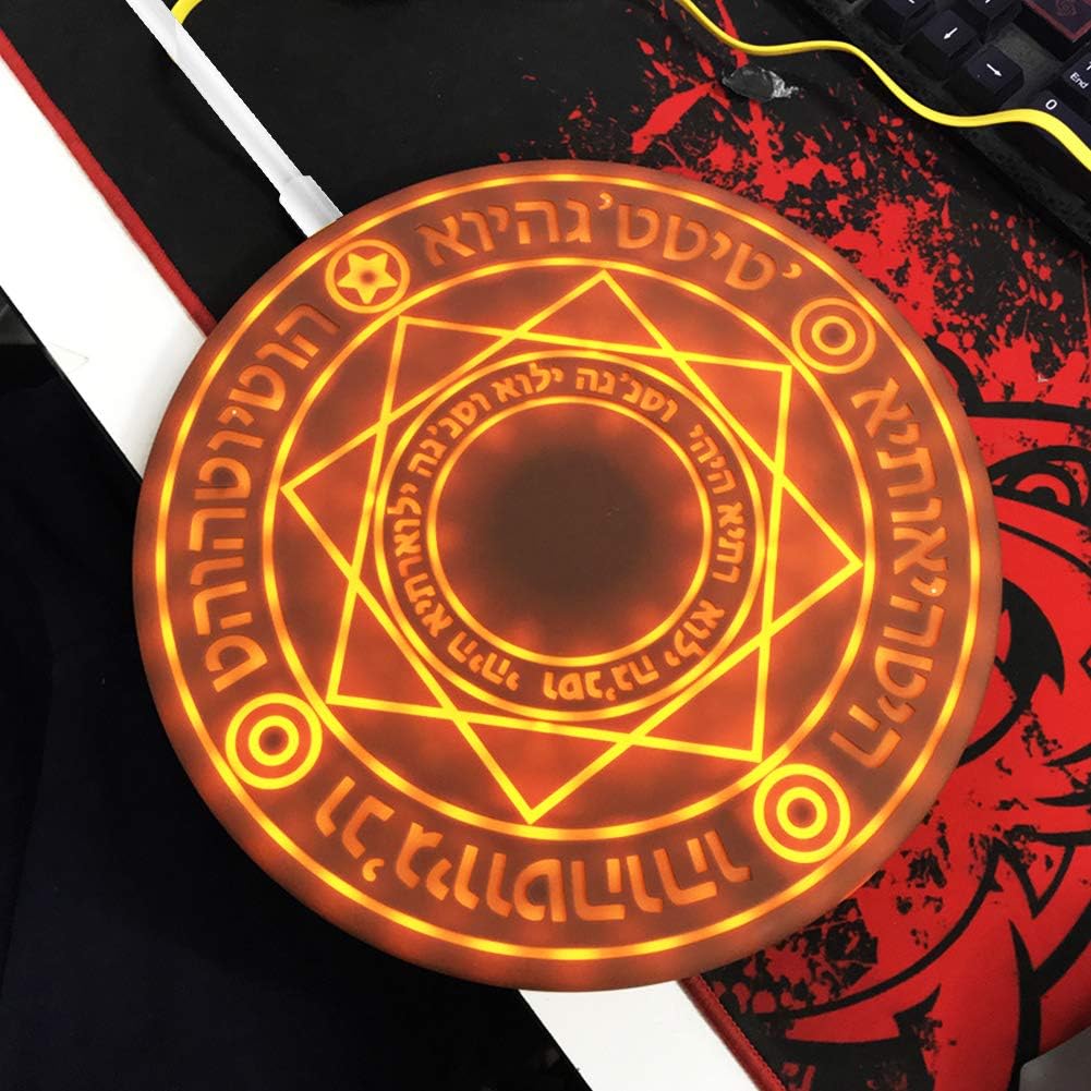 Magical Strange Disc Array Wireless Charger Pad,10w Qi Fast Ultra Slim Wireless Charging Pad for iPhone & Android