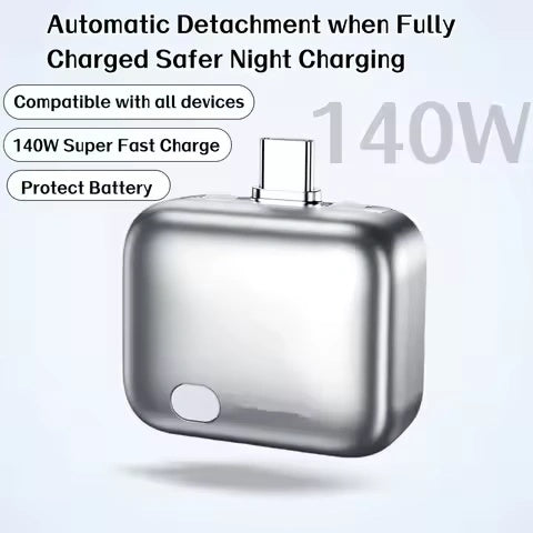 Auto Disconnect Charging Adapter 140w Smart Auto Stop Charging Protector for & Physical Power Breaker to Overcharging High Wattage Cable Guard
