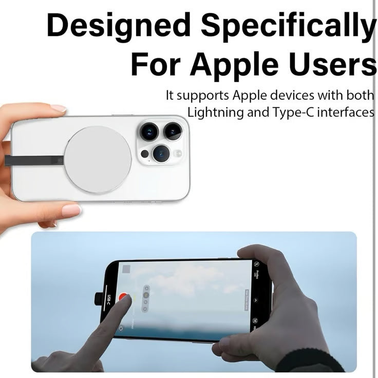 Aiffro P10 Plus Magnetic to USB Portable Solid State Drive, Lightning Cable, MagSafe Compatible, Up to 2000MB/S